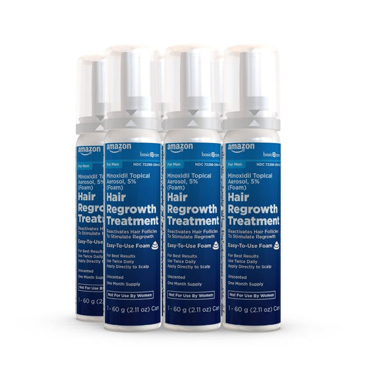 Amazon Basic Care Minoxidil 5% Men’s Hair Regrowth Foam *EXP: 07/2026