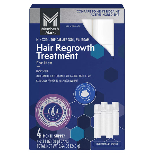 Mousse de repousse capillaire Members Mark pour hommes