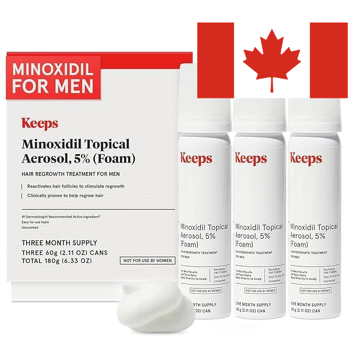 5% MINOXIDIL Topical Hair Growth FOAM- Keeps * 1-3 MONTH SUPPLY* 05/2025+ - NORTHWEST DEALS