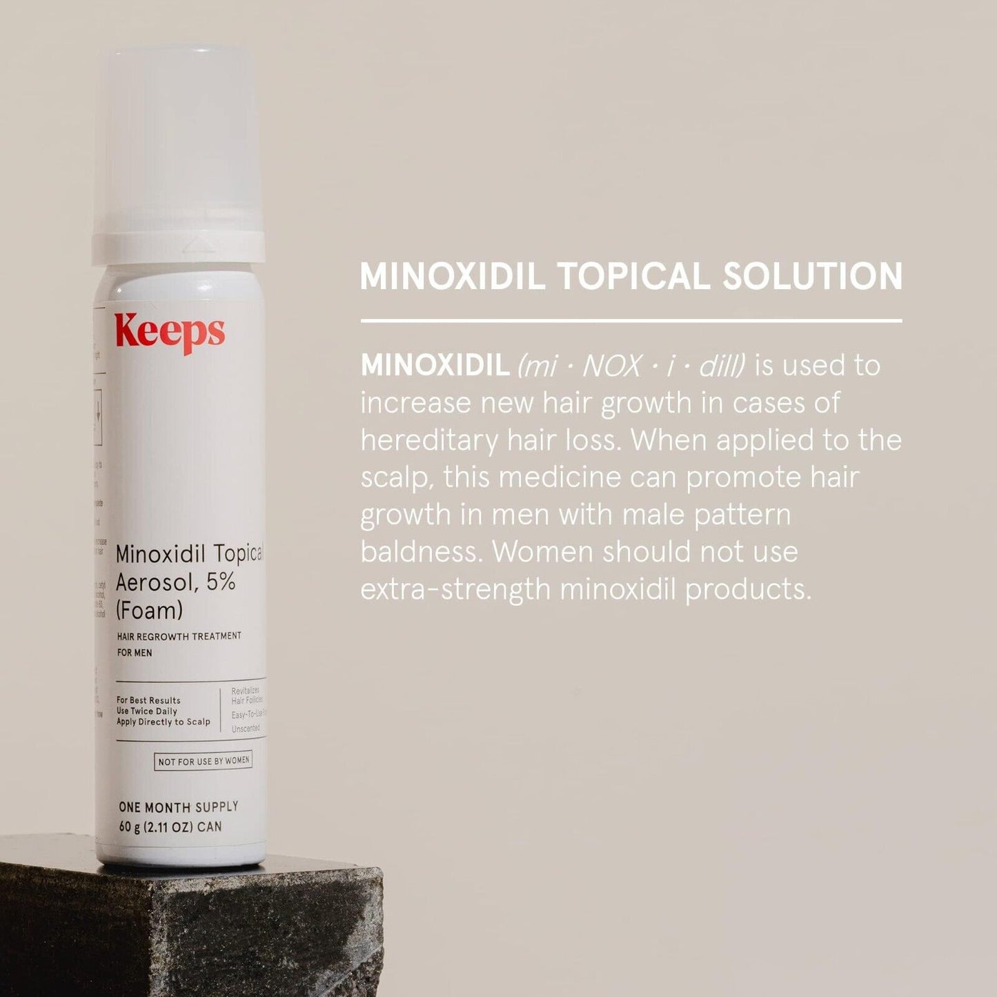5% MINOXIDIL Topical Hair Growth FOAM- Keeps * 1-3 MONTH SUPPLY* 05/2025+ - NORTHWEST DEALS