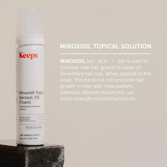 5% MINOXIDIL Topical Hair Growth FOAM- Keeps * 1-3 MONTH SUPPLY* 05/2025+ - NORTHWEST DEALS