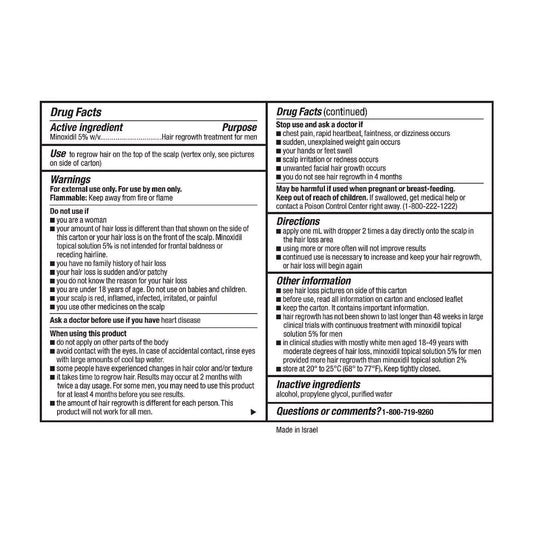 Members Mark 5% Minoxidil Topical Solution – 1–12 Month Supply (Canada) - NORTHWEST DEALS