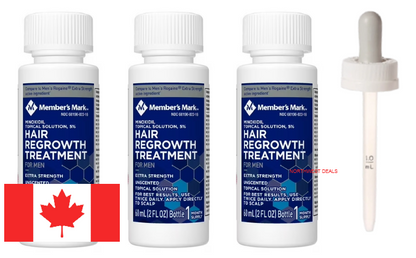 Solution topique Members Mark à 5 % de Minoxidil