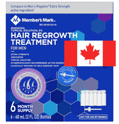 Solution topique Members Mark à 5 % de Minoxidil