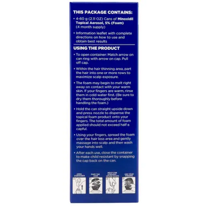 Members Mark 5% Minoxidil Foam – 1–4 Month Supply (Canada) - NORTHWEST DEALS