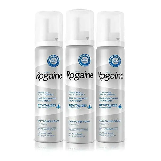 5% MINOXIDIL Hair Growth Foam- ROGAINE  * 3 MONTH SUPPLY* (exp-06/2026+) - NORTHWEST DEALS