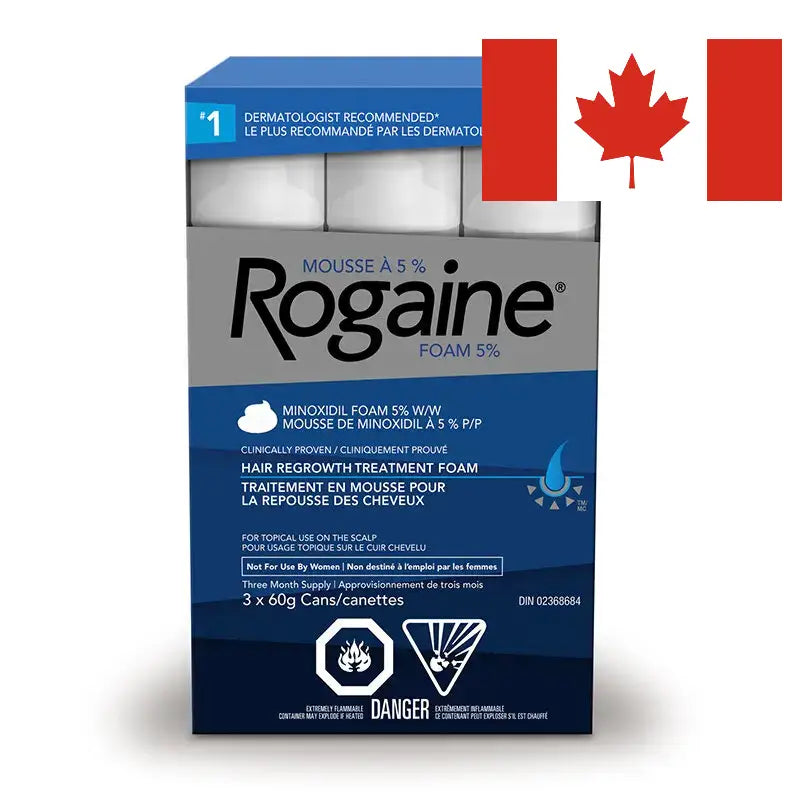 Rogaine 5% MINOXIDIL Hair Growth Foam for Men - NORTHWEST DEALS